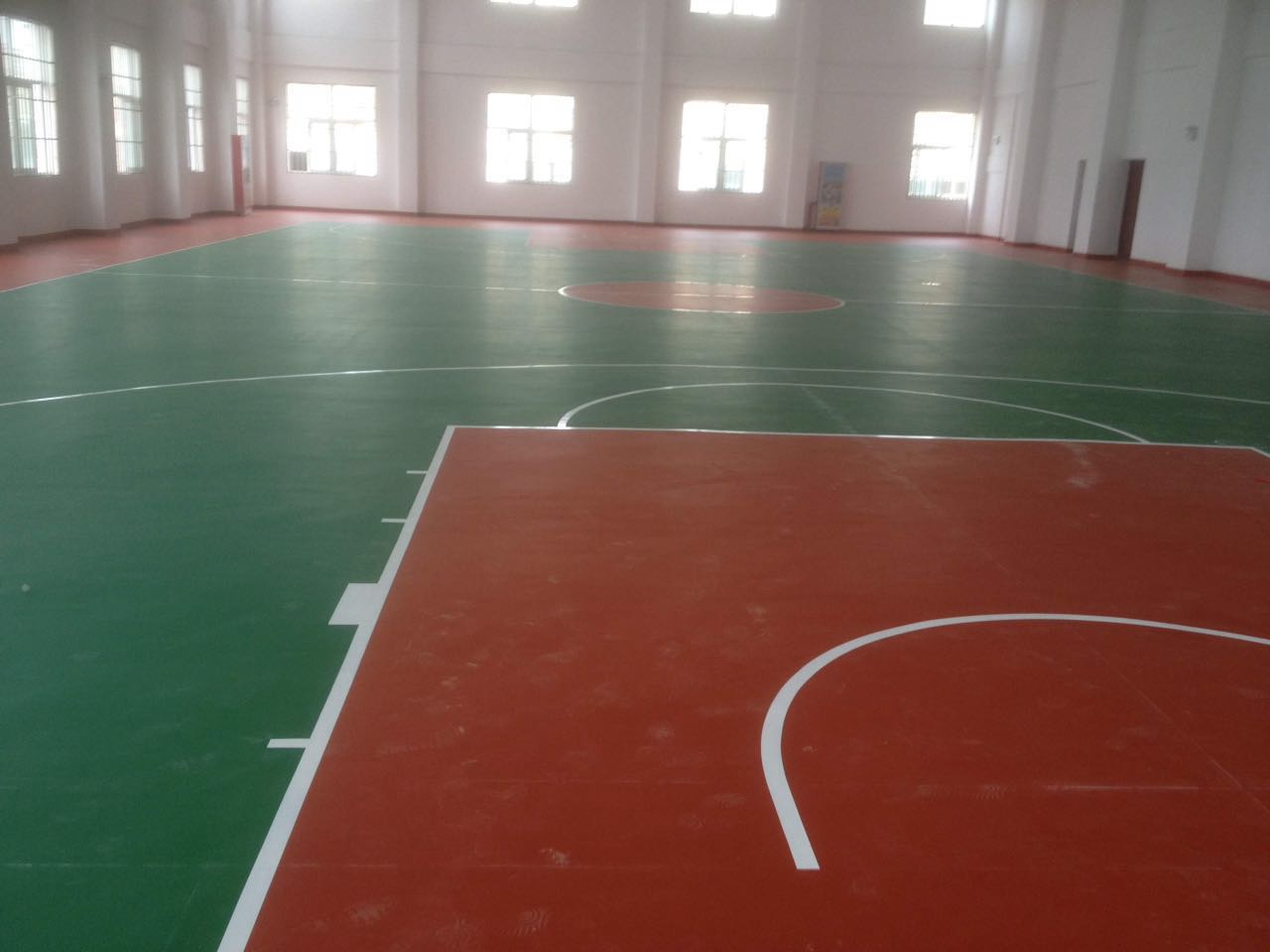 泗阳实验小学室内硅PU篮球场